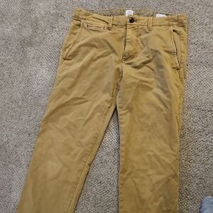 GAP Tan Chinos Classic Cotton Twill